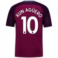 Maillot Manchester City Enfant AGUERO 2017/2018 Extérieur Paris