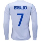 Maillot Real Madrid Enfant RONALDO 2017/2018 Domicile Manches Longues en Promo